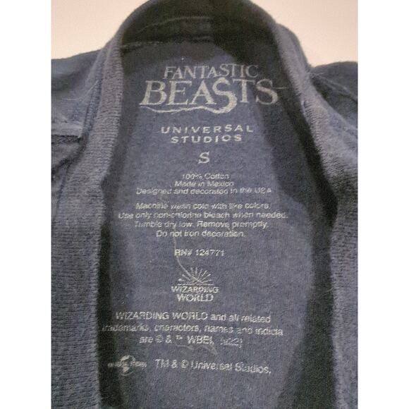 Harry Potter Navy Blue Hogs Head Hogsmeade Short Sleeve T-shirt Small - Picture 3 of 6